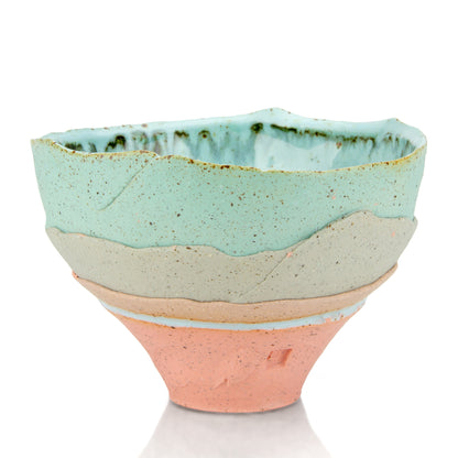 Bermuda Beach Ombre' Med Bowl 1 (Made-to-Order)