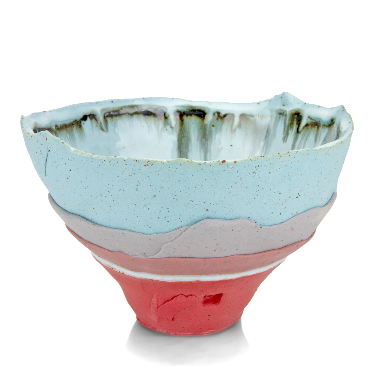 Ruby Skies Ombre' Med Bowl